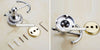Patère céramique et chrome