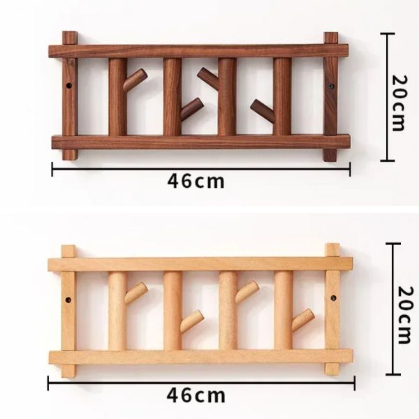 Relquorax Porte-manteau En Bois De Hêtre Pour Enfants – Support à