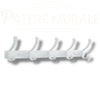 Porte manteau mural metallique