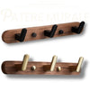 Porte-manteau-mural-bois-original-noir-et-or