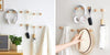 Porte manteau mural entrée 5 à 7 crochets