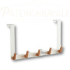 Porte manteaux suspendu blanc