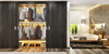 dressing d’angle avec porte coulissante