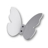 Patere art deco papillon blanc
