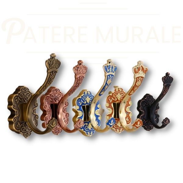 Patère Double Crochet Vintage – Porte-manteau En Fer, Pour Cuisine Et Salle De Bain