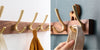 porte manteau mural acacia