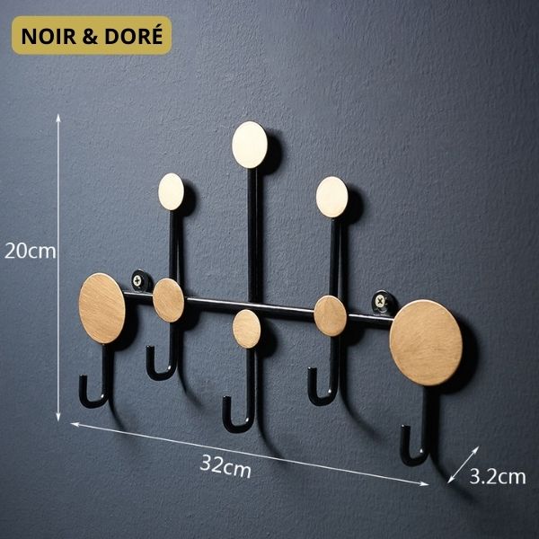 Crochet Mural Pliable En Aluminium - Gain De Place Invisible - Support Jusqu'à 5 Kg - Pour Manteaux, Sacs, Serviettes