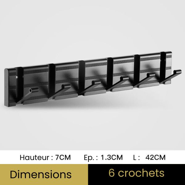Porte cintre mural rabattable – Patère Murale™